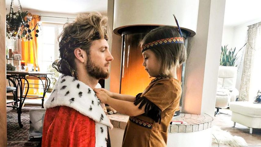 Niklas Osterloh mit seiner Tochter