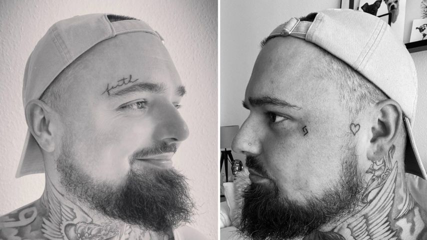 Große Bedeutung: Nik Schröder hat zwei neue Gesichtstattoos
