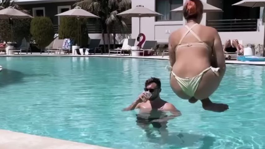 Niko Griesert und Hannah Kerschbaumer im Griechenlandurlaub