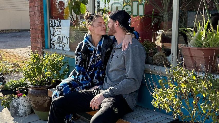 Nina Agdal mit Logan Paul