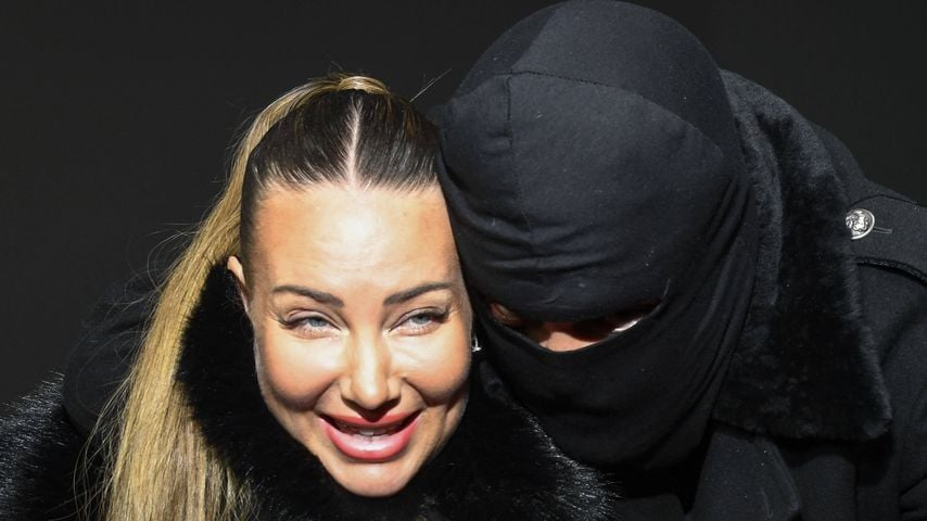 Nina Anhan und Aykut Anhan alias Haftbefehl beim Special Screening von "Babo – Die Haftbefehl Story"