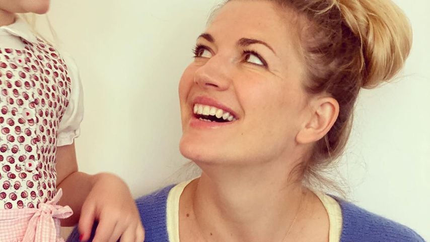 Nina Bott mit ihrer Tochter, September 2020