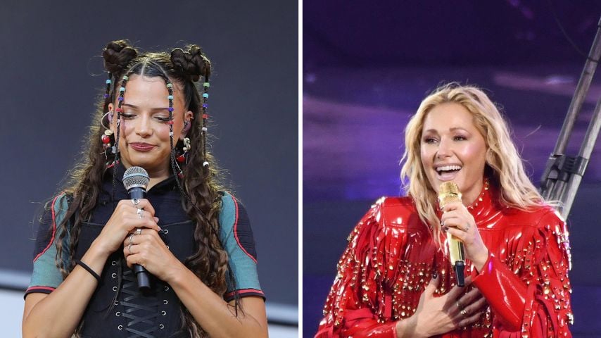 Collage: Nina Chuba und Helene Fischer