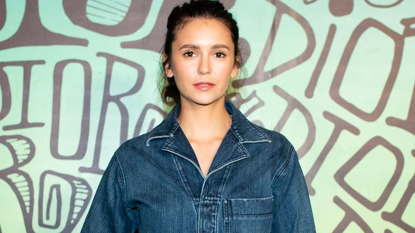 Nina Dobrev mit Harry Potter und Ron zu Halloween
