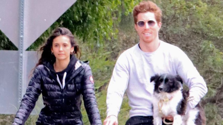 Geht da was? Nina Dobrev und Shaun White beim Fahrradfahren