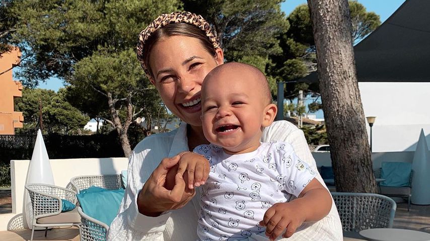 Nina Noel mit Söhnchen Lyano Lyon, August 2020