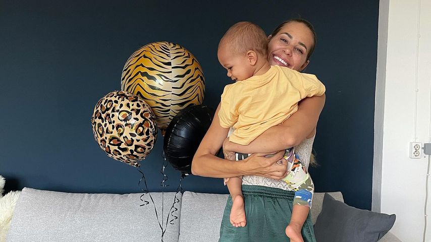 Nina Noel mit ihrem Sohn Maliyo Tyger