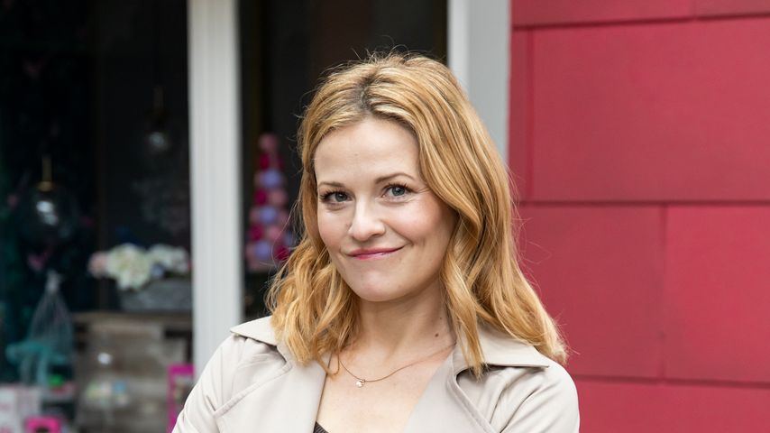 Nina Weisz am "Unter uns"-Set