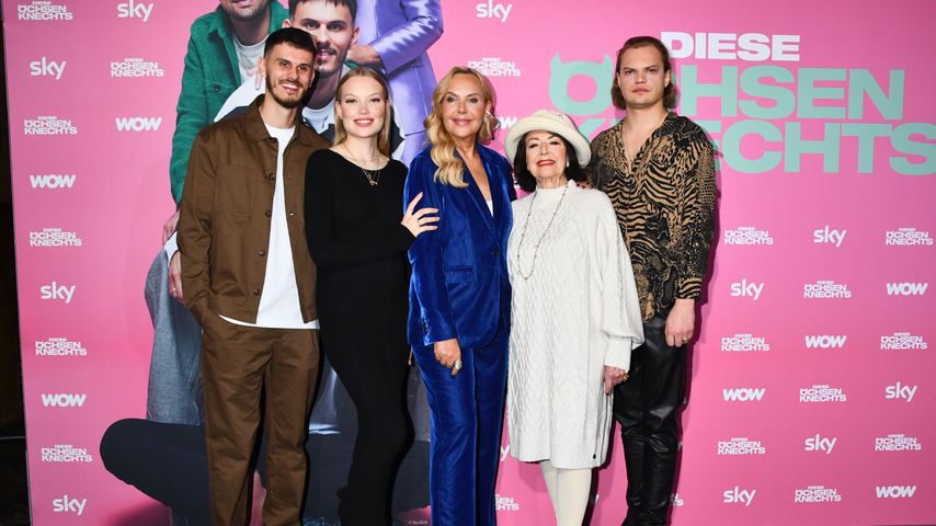Nino Sifkovits, Cheyenne und Natascha Ochsenknecht, Barbel Wierichs und Wilson Gonzalez Ochsenknecht