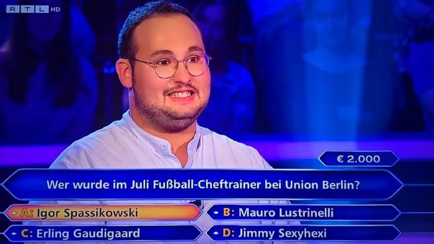Noah Petrik bei "Wer wird Millionär?", 2026
