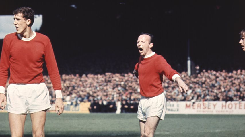 Nobby Stiles während eines Spiels, 1968
