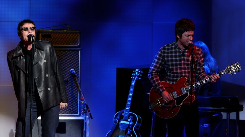 Noel und Liam Gallagher im November 2008 in Mailand