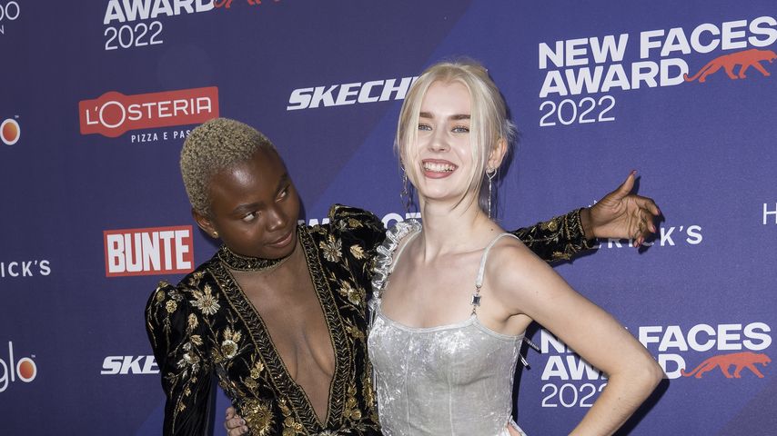 Noëlla Mbomba und Luca Lorenz im September 2022 in Berlin