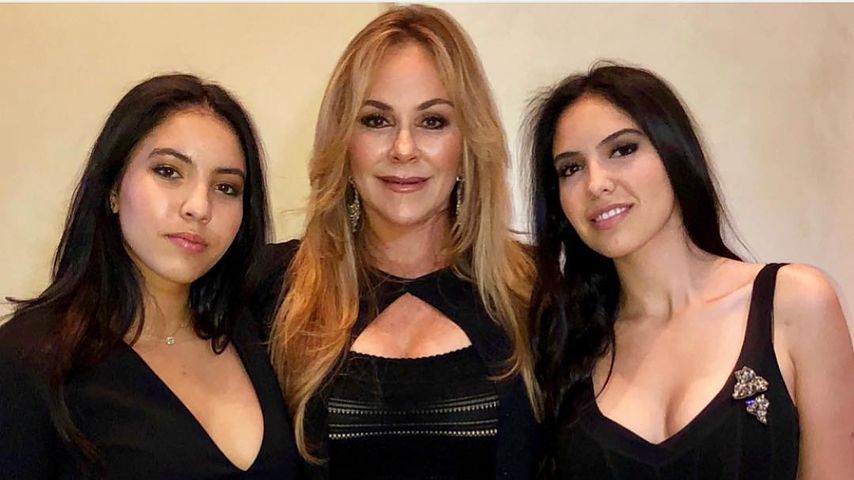 Noor Alfallah (rechts) mit ihrer Mutter und ihrer Schwester