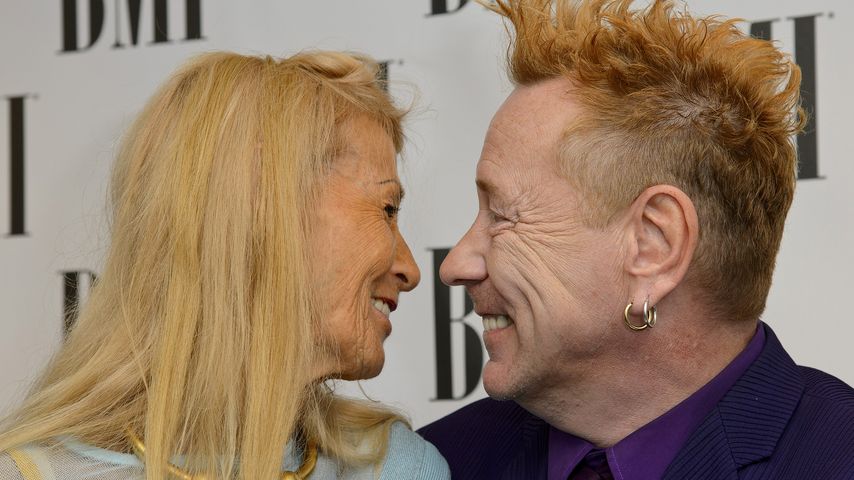 Nora Forster und John Lydon im Oktober 2013