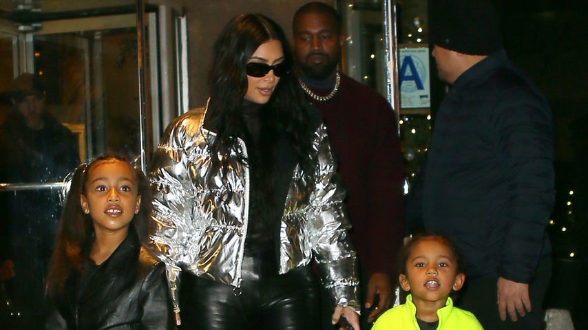 North, Kim, Kanye und Saint West