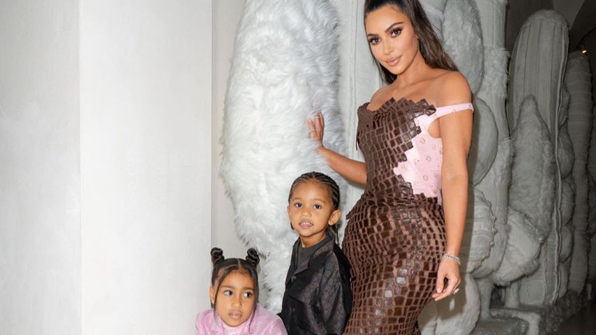 North, Saint und Kim Kardashian West