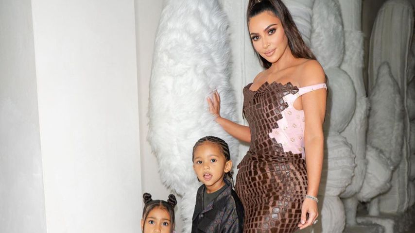 North, Saint und Kim Kardashian West
