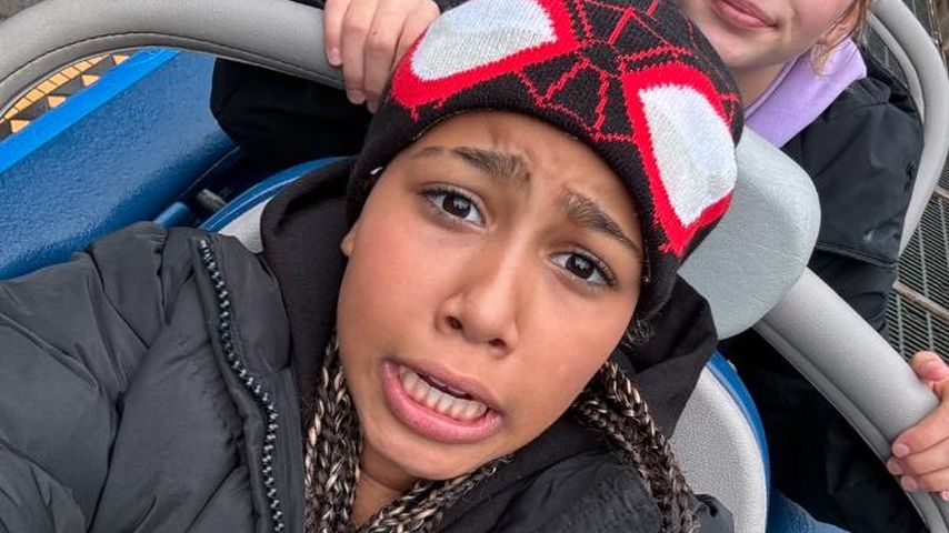 North West und eine Freundin, im Januar 2024