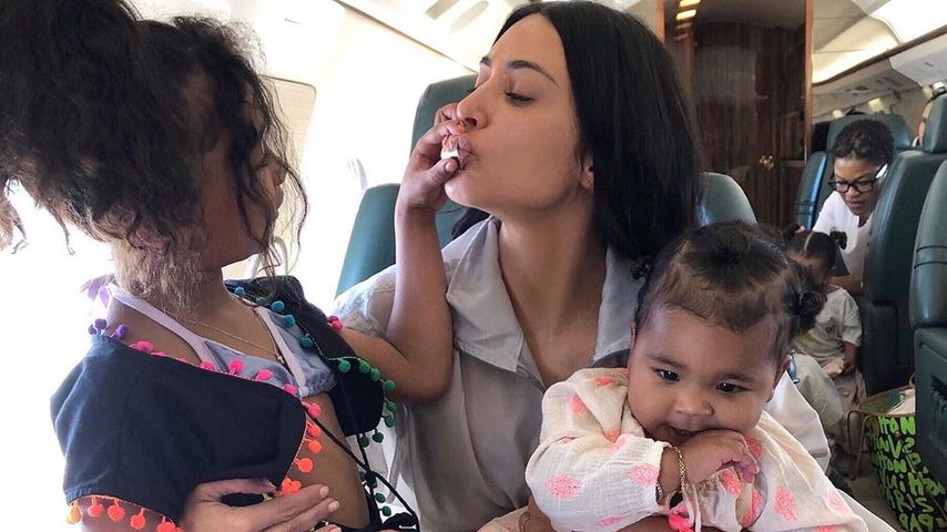 North West, Kim Kardashian und True Thompson