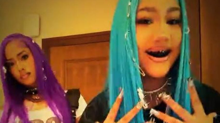 North West mit ihrer Freundin Sophia, April 2026