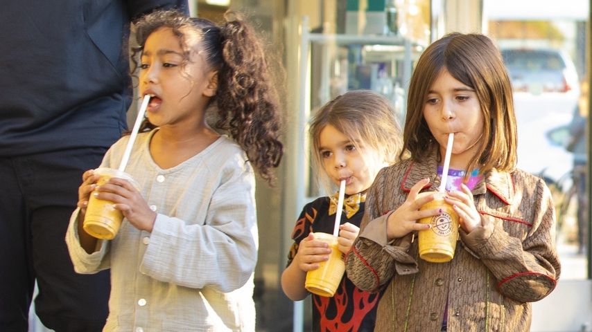 North West und Reign und Peneleope Disick, Januar 2020