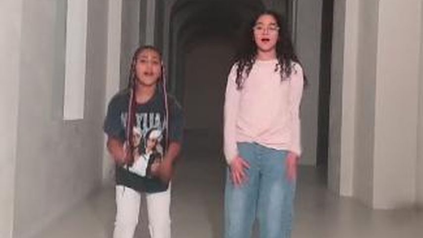 North West und Monroe Carey auf TikTok
