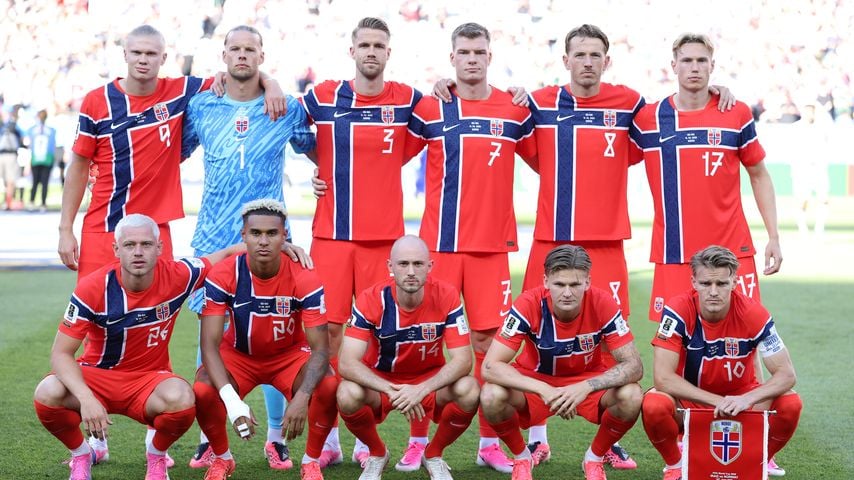 Norwegens Nationalteam posiert vor dem WM-2026-Gruppenspiel gegen Irak