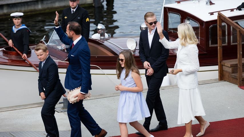 Die norwegische Königsfamilie im Juni 2016