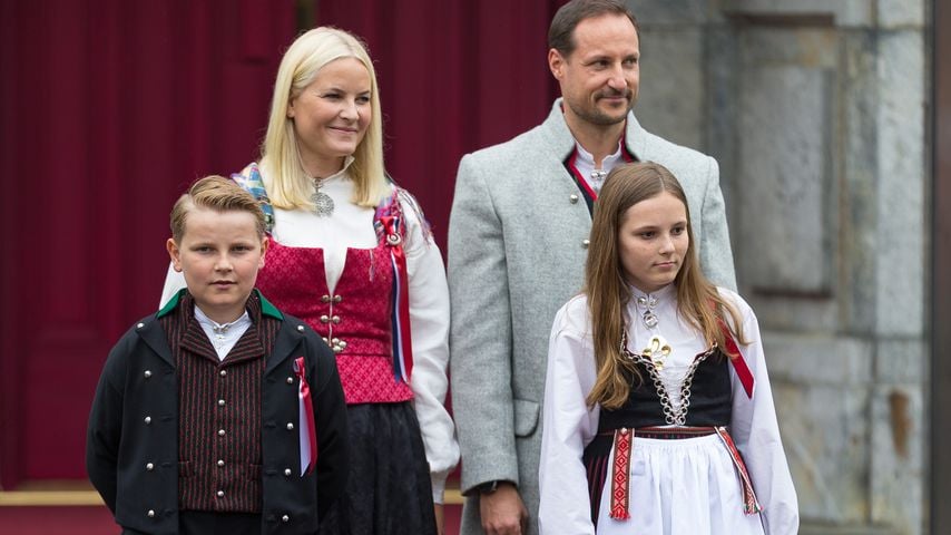 Die norwegische Königsfamilie im Mai 2017