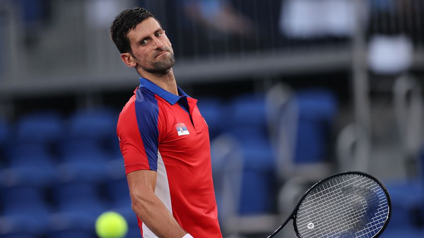 Novak Djokovic bei den Olympischen Spielen im Juli 2021
