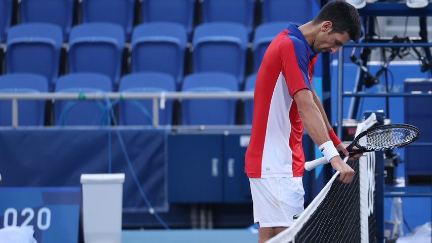 Novak Djokovic bei den Olympischen Spielen im Juli 2021