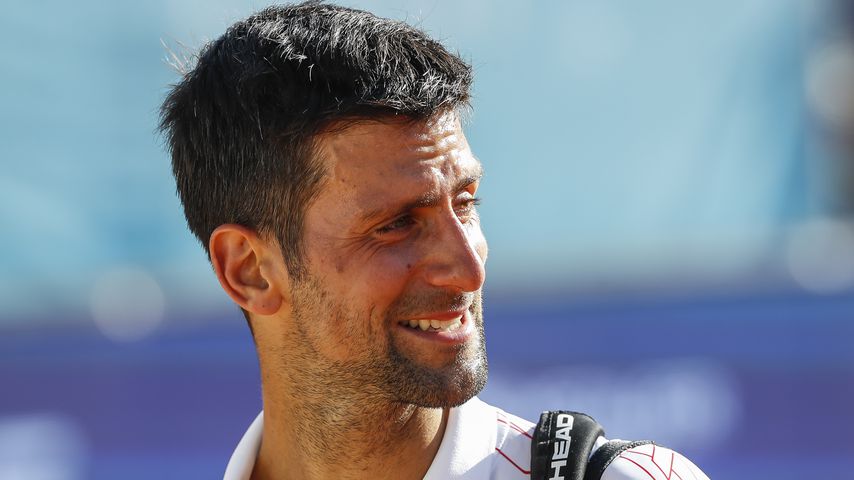 Novak Djokovic bei der Adria Tour in Belgrad