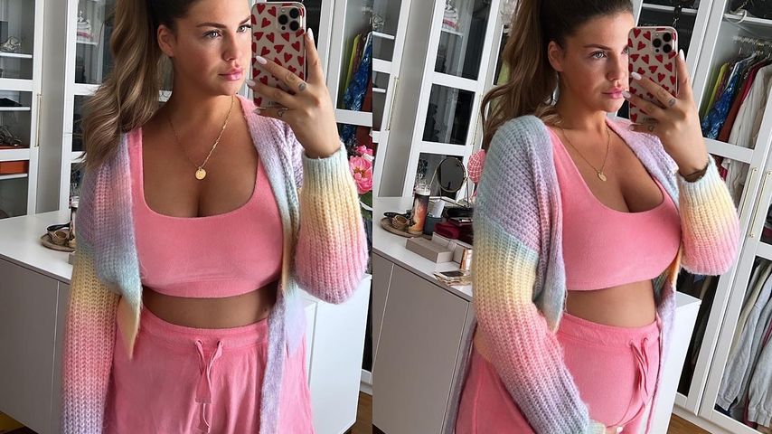 Der Winkel machts! So groß ist Novalanaloves Babybauch schon