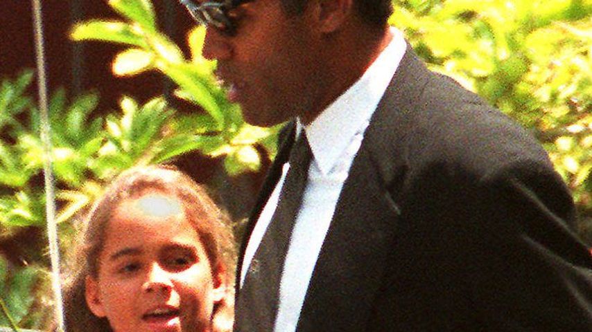 O.J. Simpson mit seinen Kindern Sydney und Justin im Juni 1994