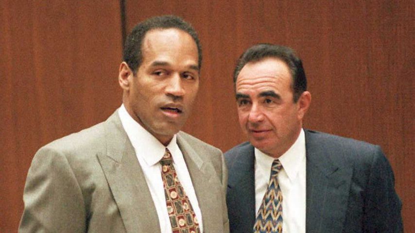 O.J. Simpson und Robert Shapiro vor Gericht, Februar 1995
