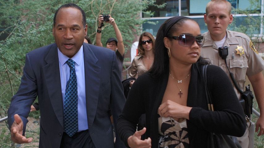 O.J. Simpson und seine Tochter Arnelle im Oktober 2008