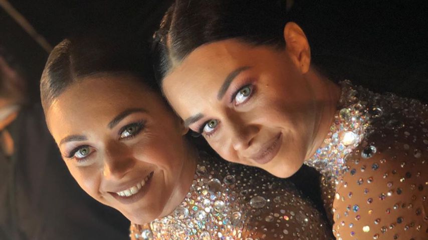 Oana Nechiti mit ihrer Schwester bei "Let's Dance"
