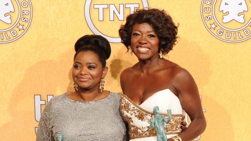 "The Help"-Darstellerinnen Octavia Spencer und Viola Davis bei den SAG Awards 2012