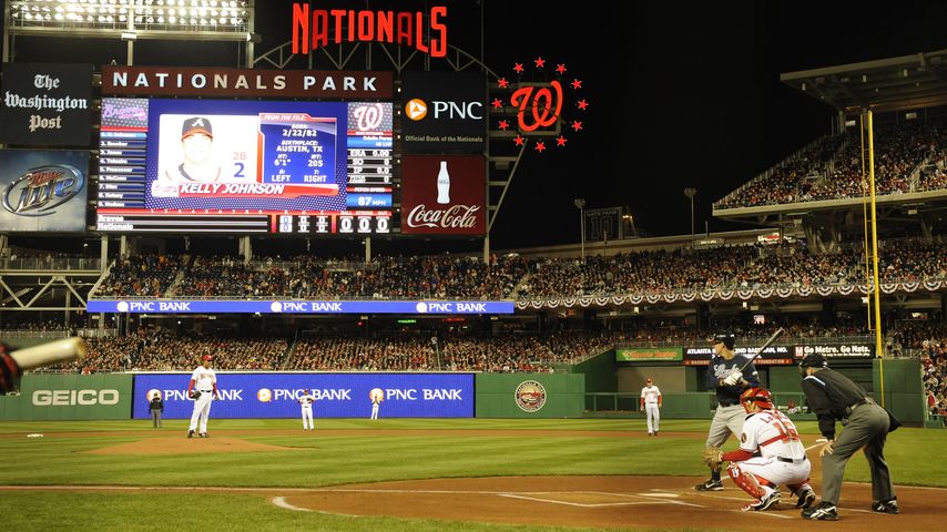 Odalis Perez bei einem Spiel im Nationals Park