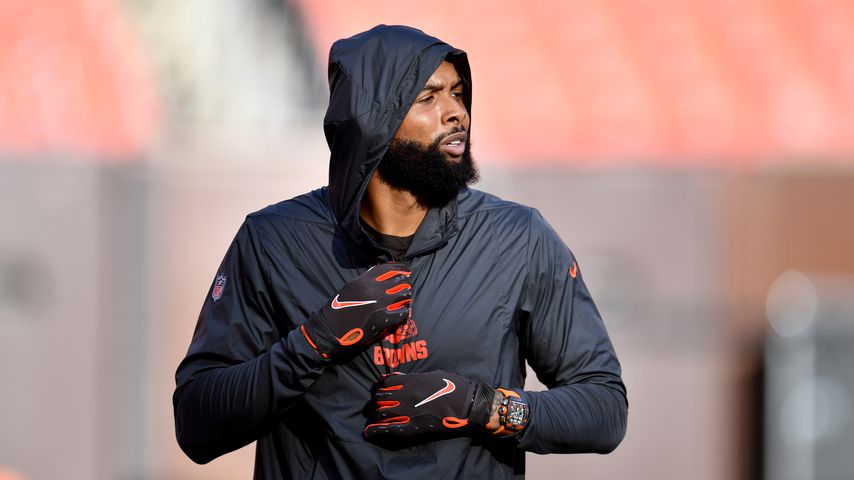 Odell Beckham Jr. vor einem Spiel der Cleveland Browns