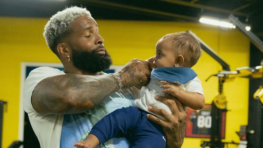 Odell Beckham Jr. mit seinem Sohn