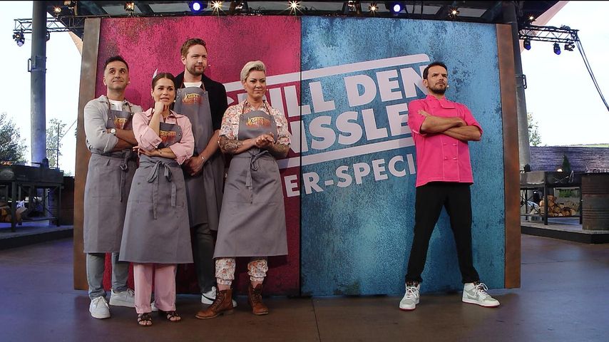 Doppelter Unfall bei den Promis während "Grill den Henssler"