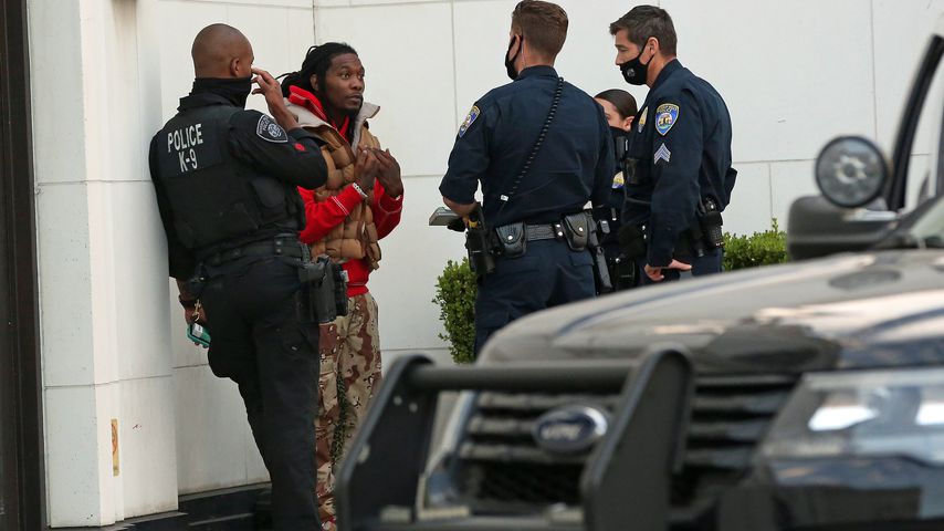 Offset bei seiner Festnahme in Beverly Hills, Oktober 2020