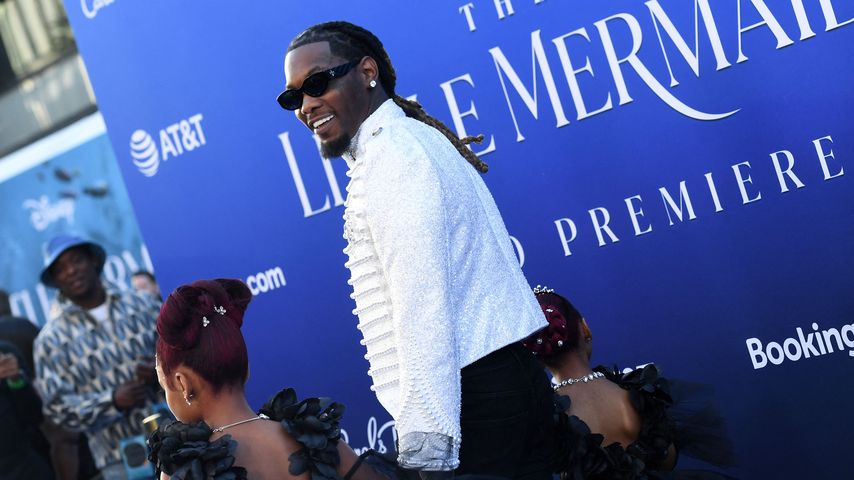 Offset mit seinen Töchtern Kulture Kiari und Kalea Marie