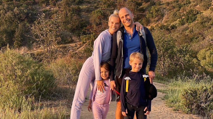 Oksana Kolenitchenko mit ihrer Familie