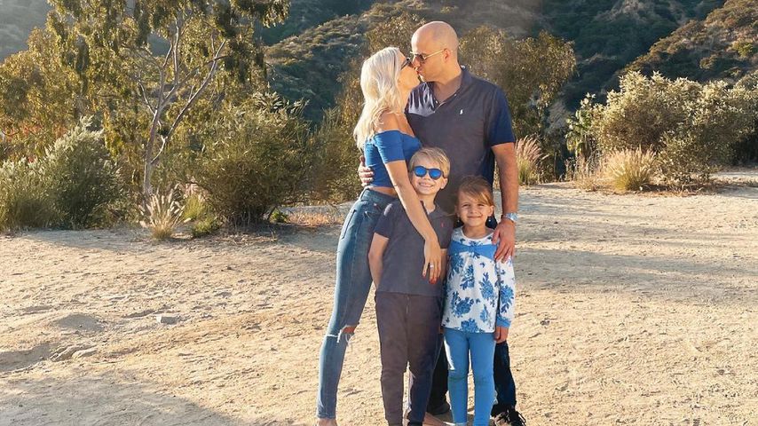 Oksana Kolenitchenko mit ihrer Familie
