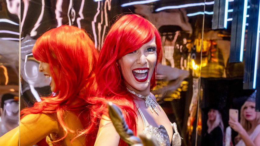 Oksana Kolenitchenko auf ihrer Halloweenparty im Club "The Pearl" in Berlin