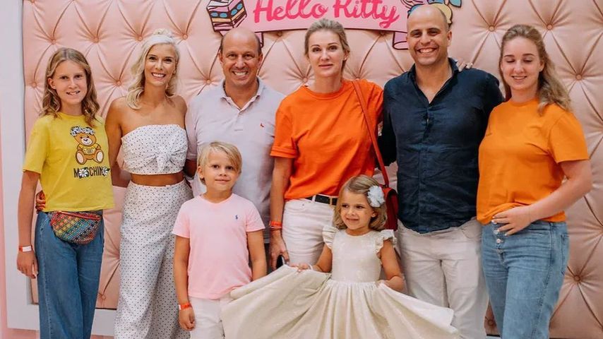 Oksana Kolenitchenko und ihre Familie im August 2021