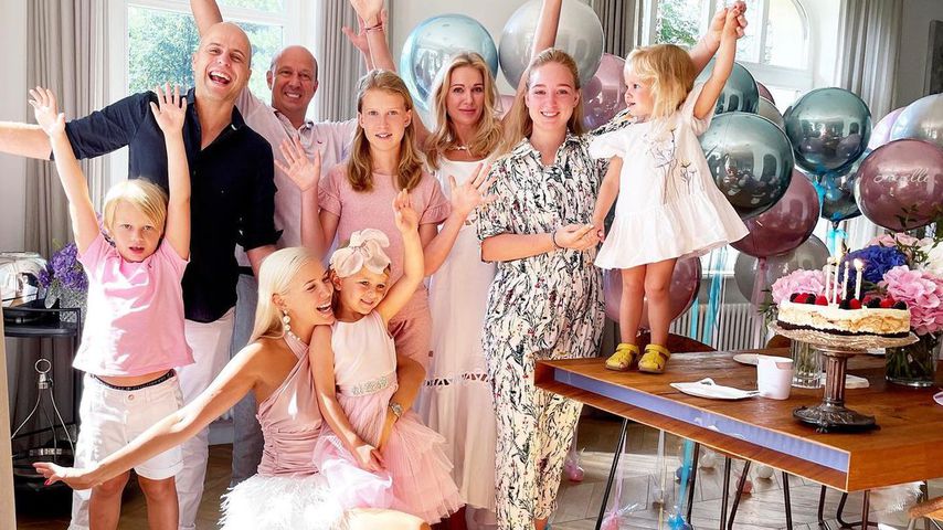 Oksanas Kolenitchenkos Tochter feiert Hello-Kitty-Geburtstag